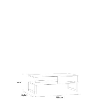 Diivanilaud TARO valge