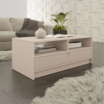 Diivanilaud TIRENO 100x40 cm beež