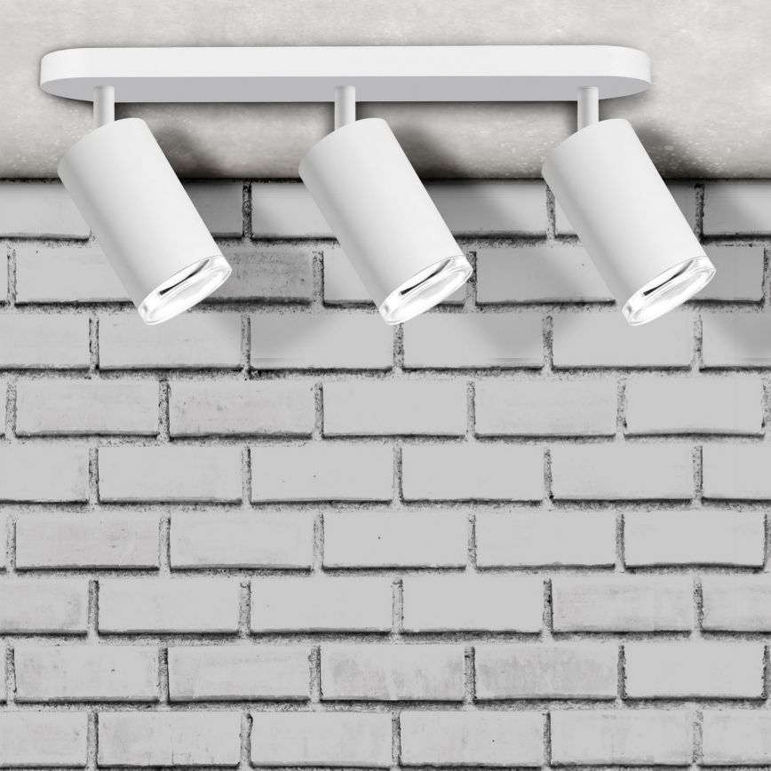 Dimmable LED RGBW vannatuli TURYN 3xGU10/6.5W/230V 2700-6500K Wi-Fi IP44 valge