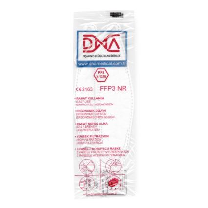 DNA Respiraator FFP3 NR CE 2163 Meditsiiniline 25 tk