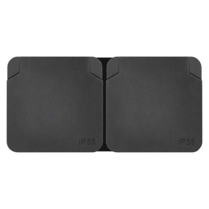 Double pistik esemele humid environment IP55
