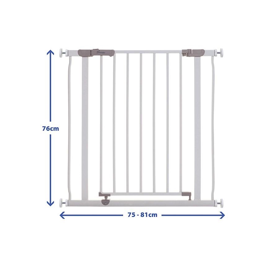 Dreambaby - Turvavärav AVA 75-81 cm valge