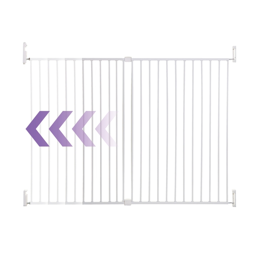Dreambaby - Turvavärav BROADWAY 76-134,5 cm valge