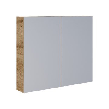 Dřevojas - Peegliga vannitoakapp NEXI 80x68 cm tamm
