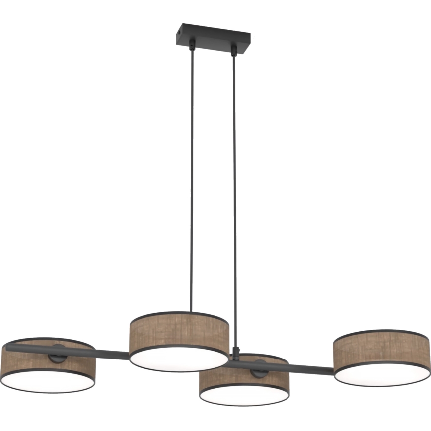 DRUMZ rippvalgusti kaabliga 4xE14/10W/230V pruun