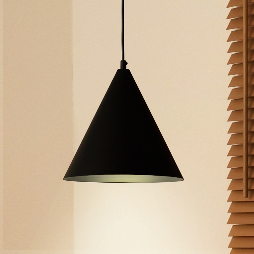 Duolla - Juhtmega rippvalgusti IRONLINE 1xG9/3W/230V läbimõõt 25 cm must