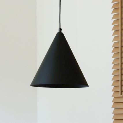 Duolla - Juhtmega rippvalgusti IRONLINE 1xG9/3W/230V läbimõõt 25 cm must