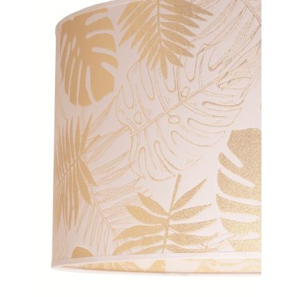 Duolla - Laevalgusti ARECA 1xE27/40W/230V d. 45 cm messing/valge