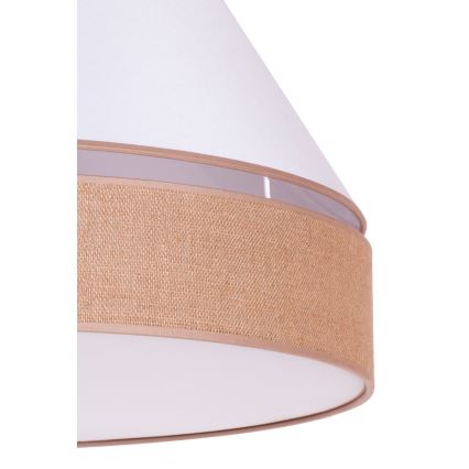 Duolla - Laevalgusti AVIGNON 1xE27/15W/230V d. 50 cm valge/pruun