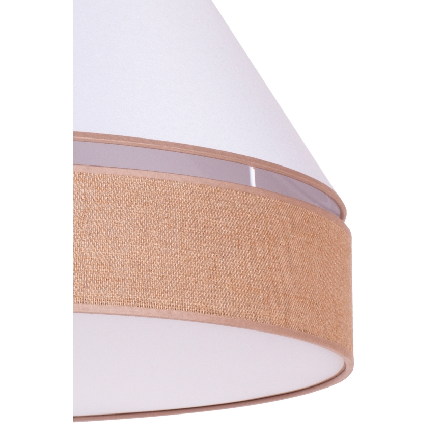 Duolla - Laevalgusti AVIGNON 1xE27/15W/230V d. 50 cm valge/pruun