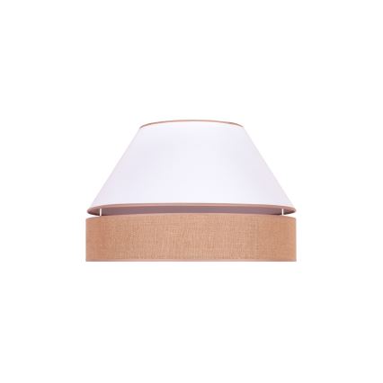 Duolla - Laevalgusti AVIGNON 1xE27/15W/230V d. 50 cm valge/pruun
