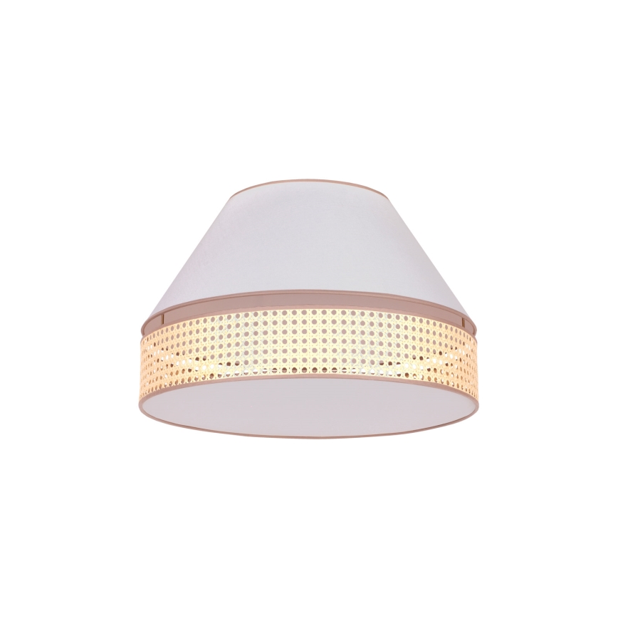 Duolla - Laevalgusti AVIGNON 1xE27/15W/230V d. 50 cm valge/punutud