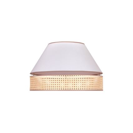 Duolla - Laevalgusti AVIGNON 1xE27/15W/230V d. 50 cm valge/punutud