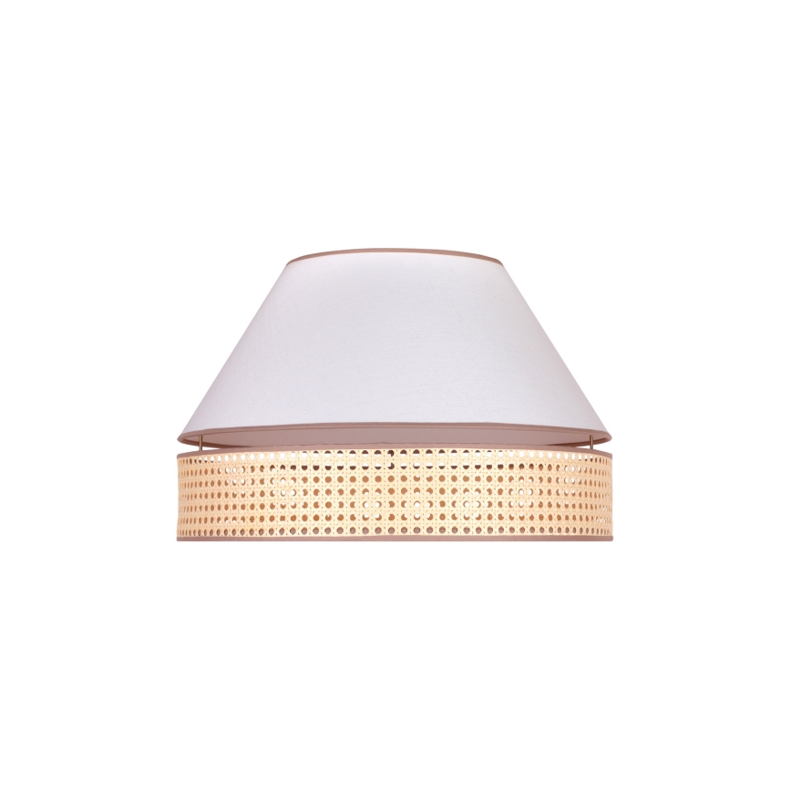 Duolla - Laevalgusti AVIGNON 1xE27/15W/230V d. 50 cm valge/punutud