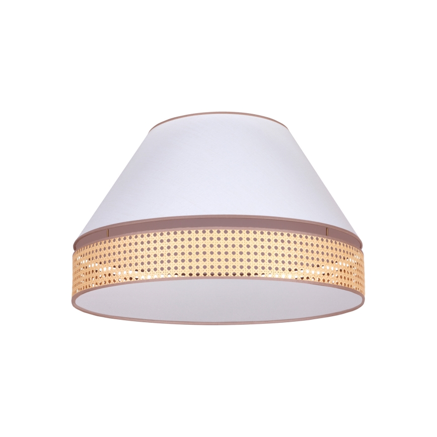 Duolla - Laevalgusti AVIGNON 3xE27/15W/230V d. 60 cm valge/punutud