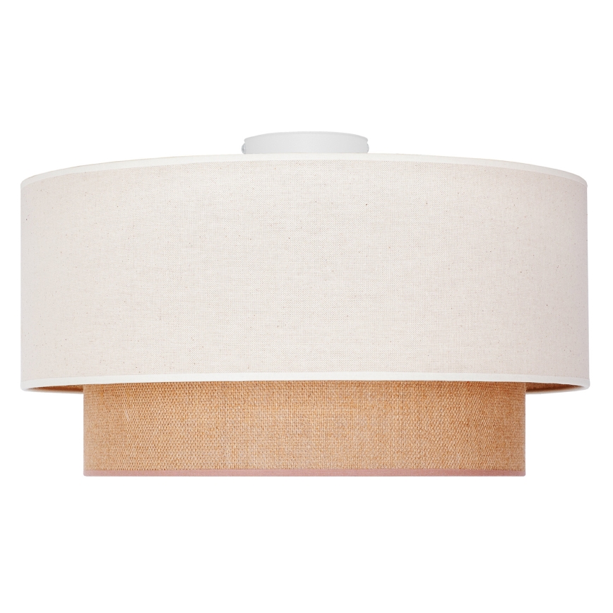Duolla - Laevalgusti BOHO 1xE27/15W/230V d. 45 cm beež/pruun