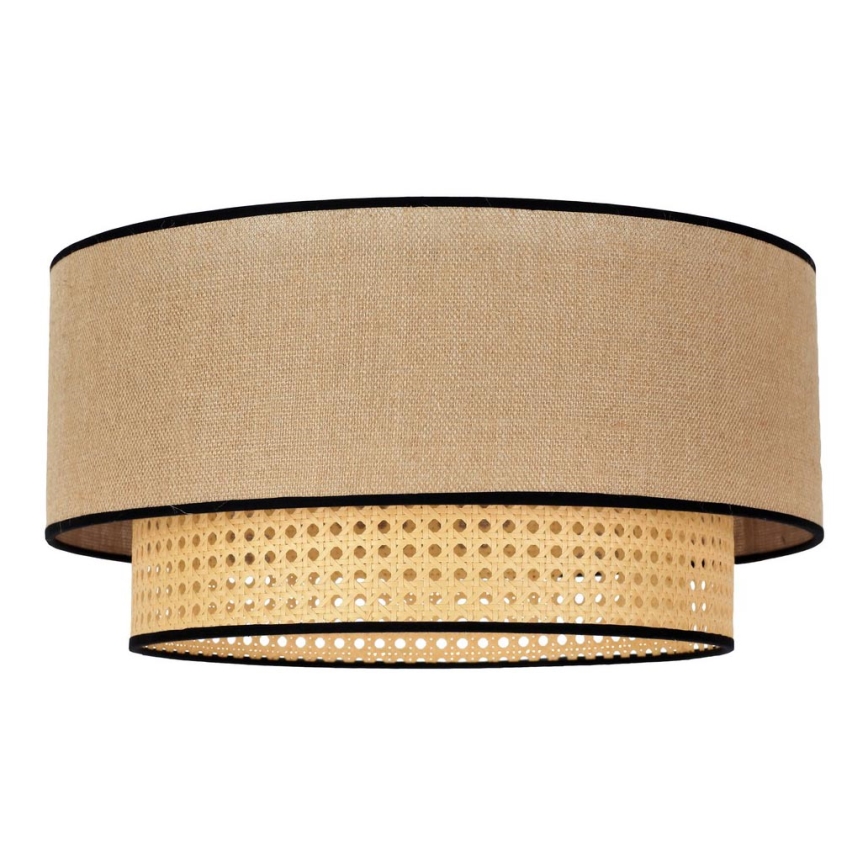 Duolla - Laevalgusti BOHO 1xE27/15W/230V d. 45 cm beež/rotang