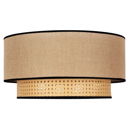 Duolla - Laevalgusti BOHO 1xE27/15W/230V d. 45 cm beež/rotang