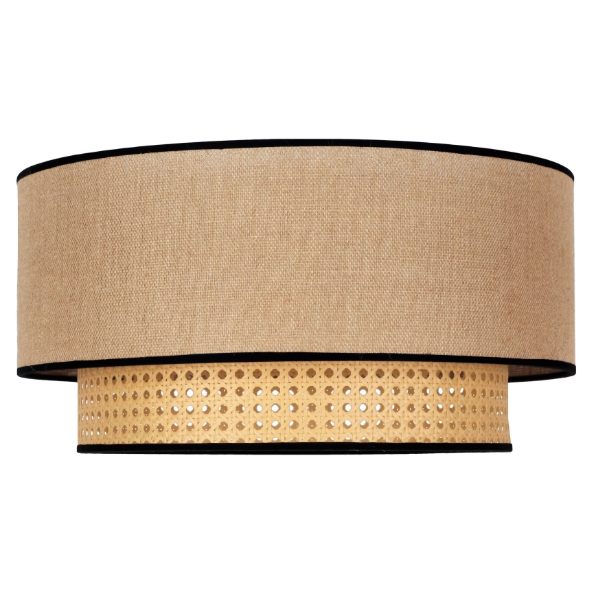 Duolla - Laevalgusti BOHO 1xE27/15W/230V d. 45 cm beež/rotang
