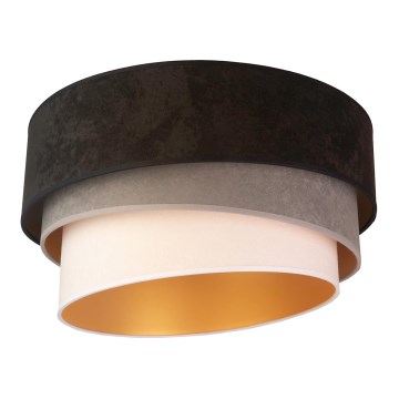 Duolla - Laevalgusti DEVON 1xE27/40W/230V d. 45 cm must/hall/beež