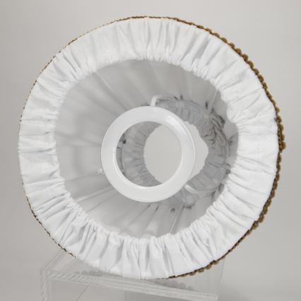 Duolla - Lambivari laua- ja põrandalambile E27 d. 15 cm valge/pruun
