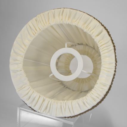 Duolla - Lambivari laua- ja põrandalambile E27 d. 18,5 cm kreemikas/pruun
