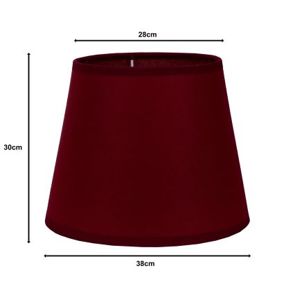 Duolla - Lambivari põrandalambile CLASSIC L E27 d. 38 cm burgundia