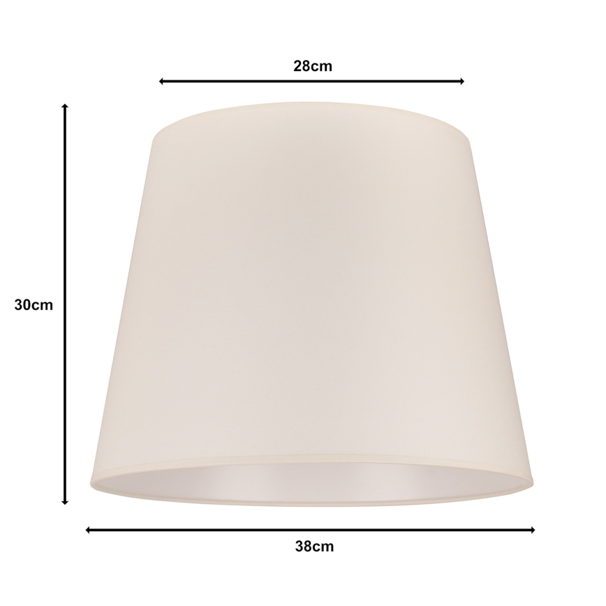 Duolla - Lambivari põrandalambile CLASSIC L E27 d. 38 cm kreemikas