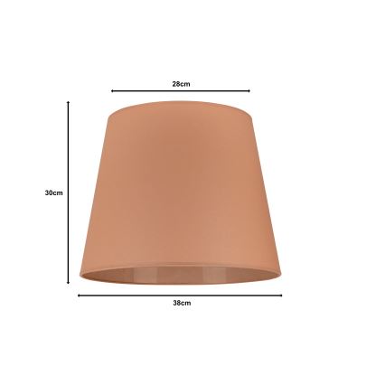 Duolla - Lambivari põrandalambile CLASSIC L E27 d. 38 cm pruun