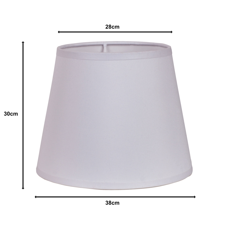 Duolla - Lambivari põrandalambile CLASSIC L E27 d. 38 cm valge