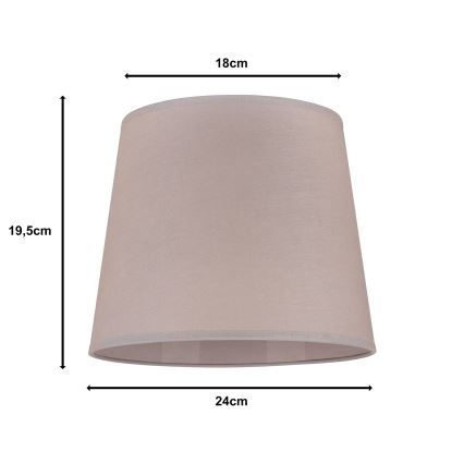 Duolla - Lambivari põrandalambile CLASSIC M E27 d. 24 cm beež
