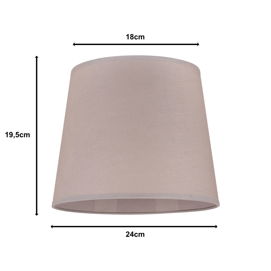 Duolla - Lambivari põrandalambile CLASSIC M E27 d. 24 cm beež