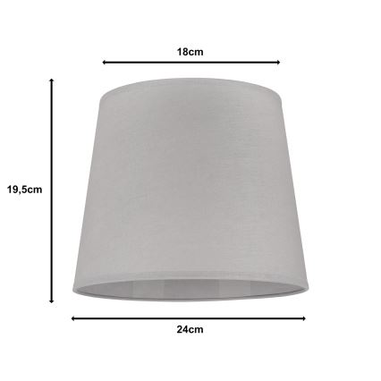 Duolla - Lambivari põrandalambile CLASSIC M E27 d. 24 cm hall