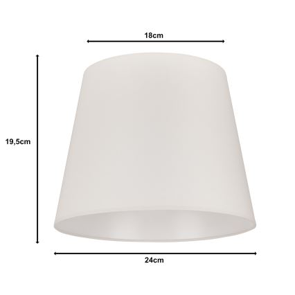 Duolla - Lambivari põrandalambile CLASSIC M E27 d. 24 cm kreemikas