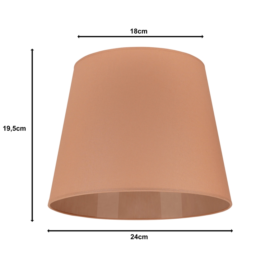 Duolla - Lambivari põrandalambile CLASSIC M E27 d. 24 cm pruun