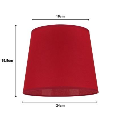 Duolla - Lambivari põrandalambile CLASSIC M E27 d. 24 cm punane