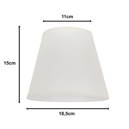 Duolla - Lambivari põrandalambile SOFIA XS E14 d. 18,5 cm kreemikas