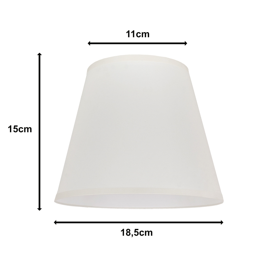 Duolla - Lambivari põrandalambile SOFIA XS E14 d. 18,5 cm kreemikas