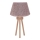 Duolla - Laualamp BOUCLE 1xE27/15W/230V d. 28 cm pruun/puit