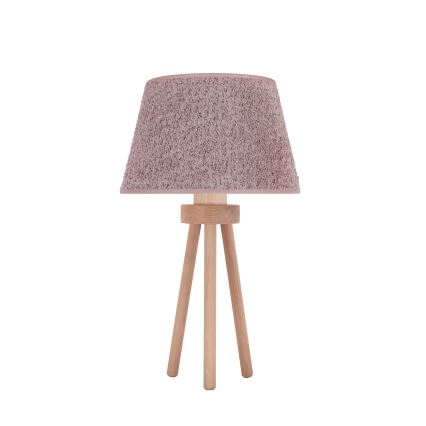 Duolla - Laualamp BOUCLE 1xE27/15W/230V d. 28 cm pruun/puit