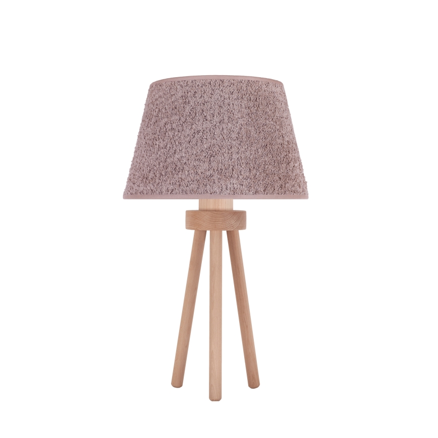 Duolla - Laualamp BOUCLE 1xE27/15W/230V d. 28 cm pruun/puit