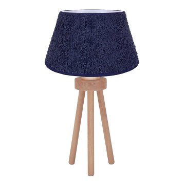 Duolla - Laualamp BOUCLE 1xE27/15W/230V d. 28 cm sinine/puit