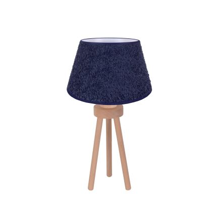 Duolla - Laualamp BOUCLE 1xE27/15W/230V d. 28 cm sinine/puit