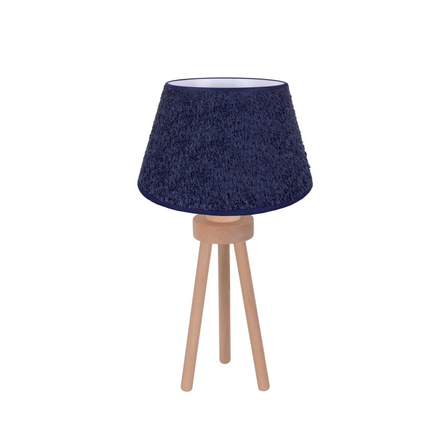 Duolla - Laualamp BOUCLE 1xE27/15W/230V d. 28 cm sinine/puit