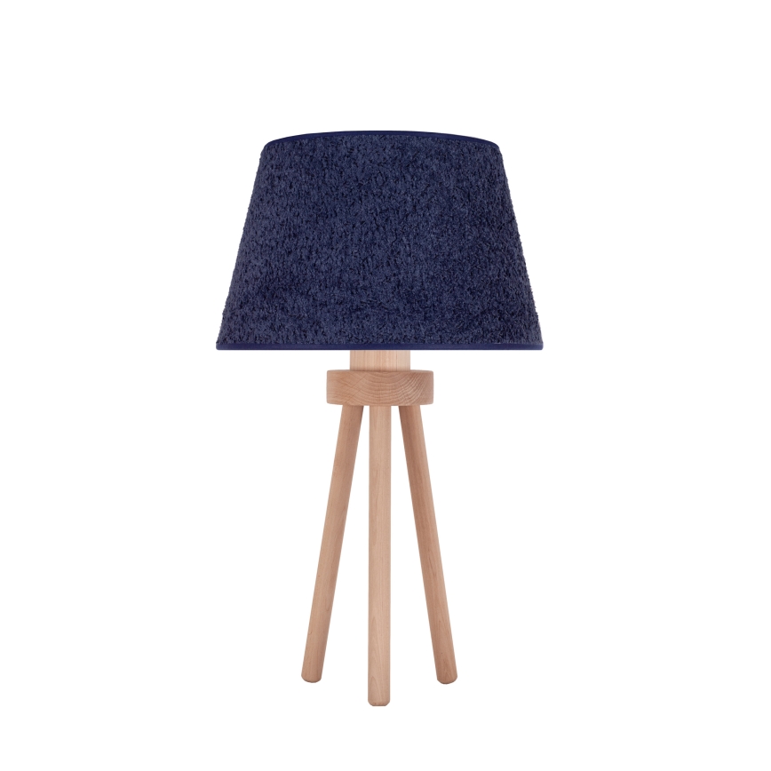 Duolla - Laualamp BOUCLE 1xE27/15W/230V d. 28 cm sinine/puit