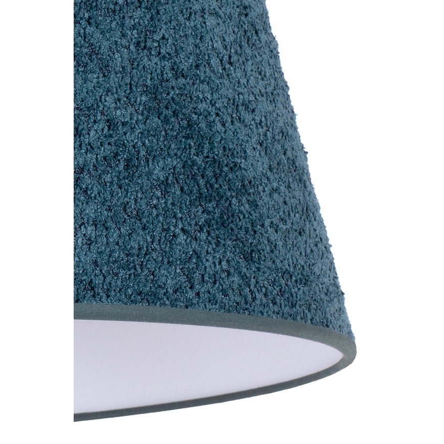 Duolla - Laualamp BOUCLE 1xE27/15W/230V d. 28 cm türkiis/puit