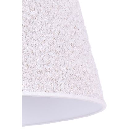 Duolla - Laualamp BOUCLE 1xE27/15W/230V d. 28 cm valge/puit