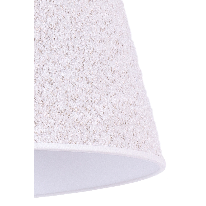 Duolla - Laualamp BOUCLE 1xE27/15W/230V d. 28 cm valge/puit
