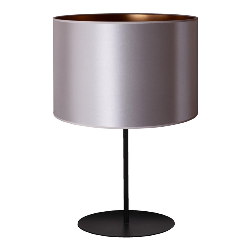 Duolla - Laualamp CANNES 1xE14/15W/230V d. 20 cm hõbedane/vask/must