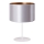 Duolla - Laualamp CANNES 1xE14/15W/230V d. 20 cm hõbedane/vask/valge